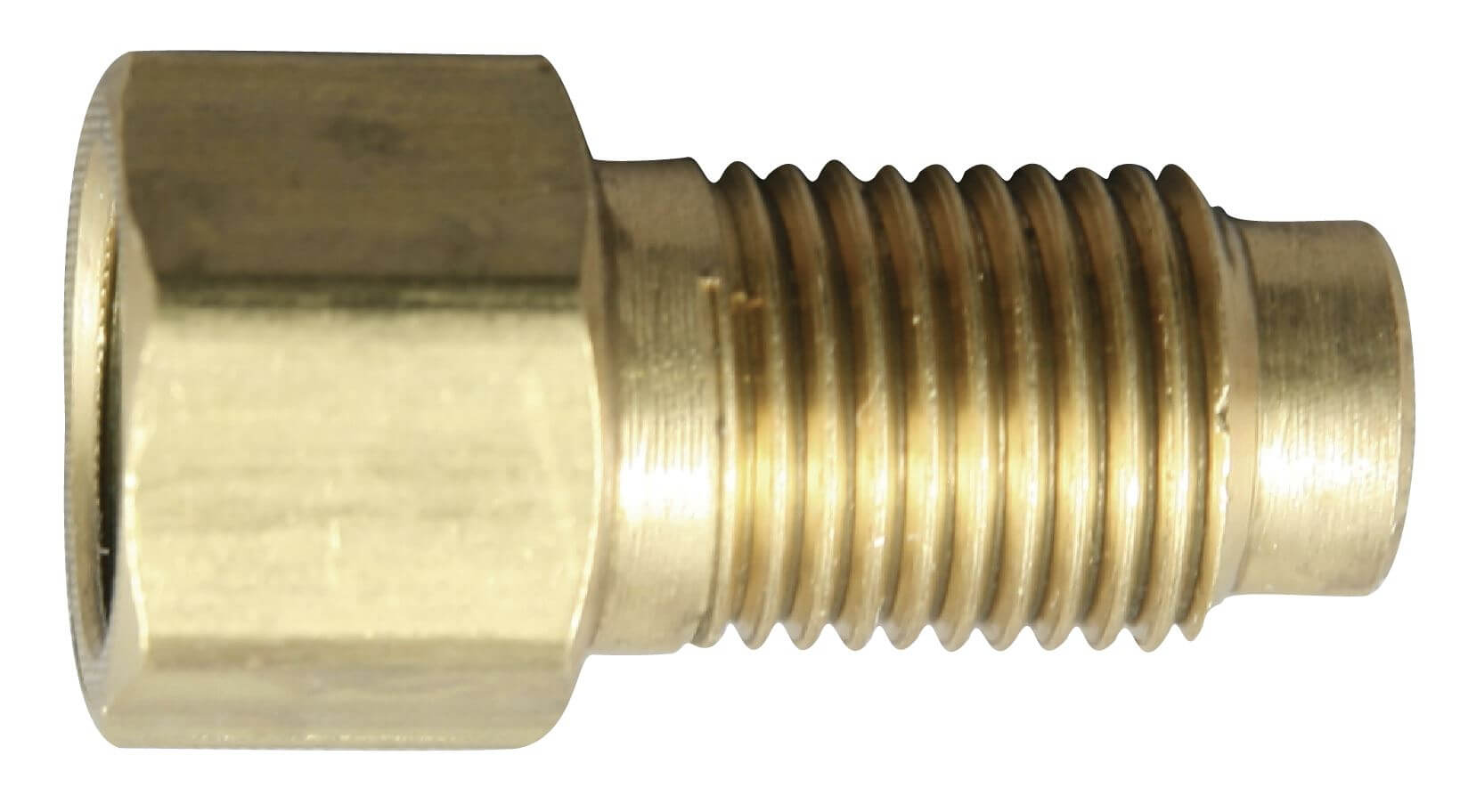 Tacoma Screw Products  1/4 SAE 45 Flare Brass Fitting - Flare Cap Nut