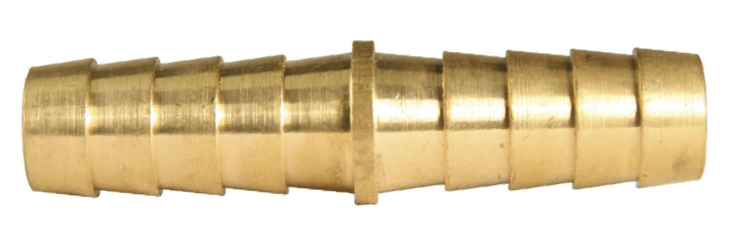 Pysrych Brass Hose Barb Fitting Reducing Tee 1/2 Barbed x 1/4 Barbed x  1/2 Barbed Reducer T-fitting 2pcs