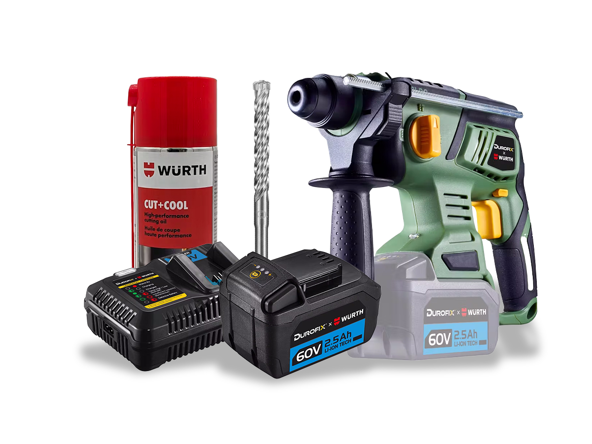 DUROFIX x WURTH SDS PLUS COMBO KIT