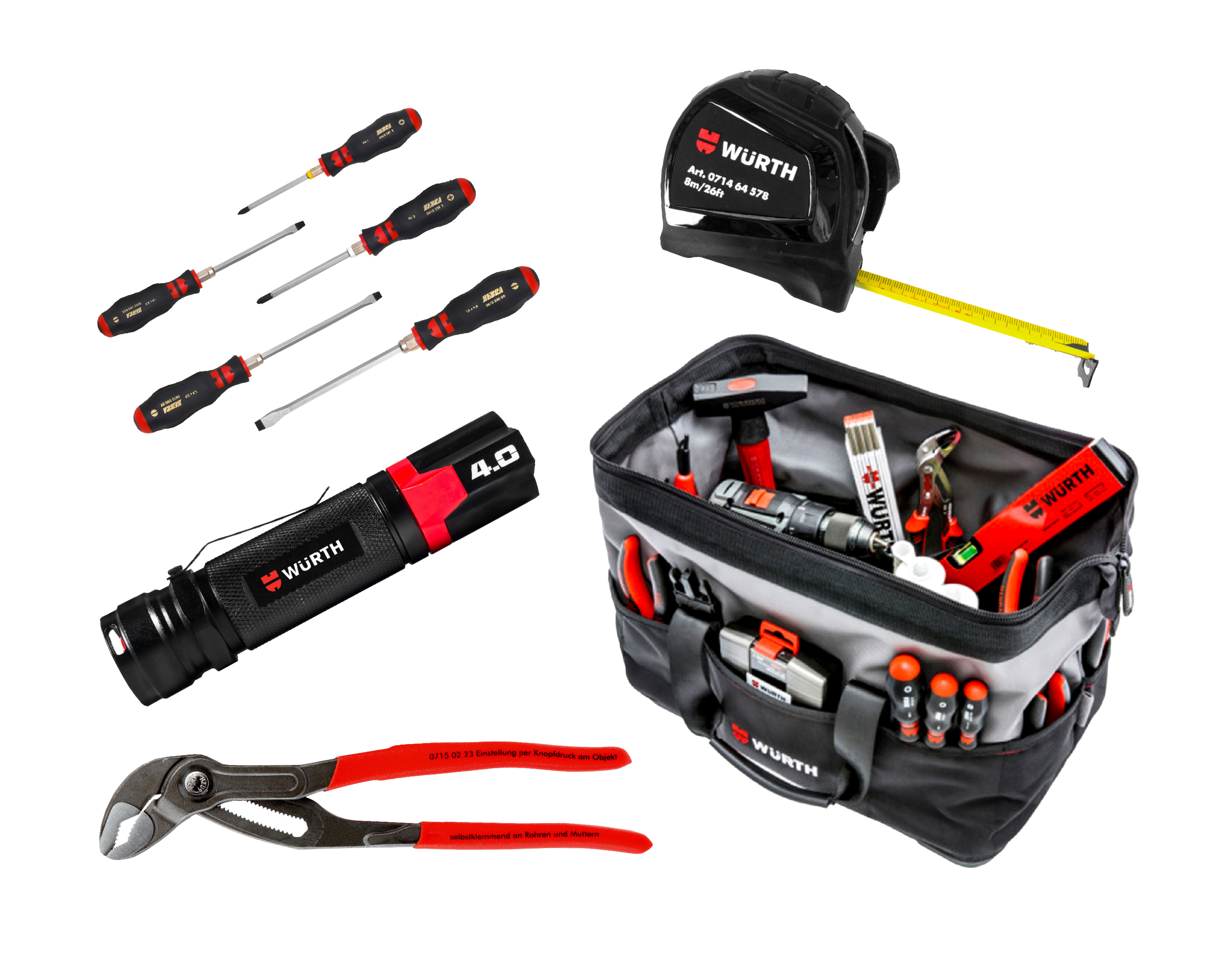 TOOL BAG KIT 5PCS