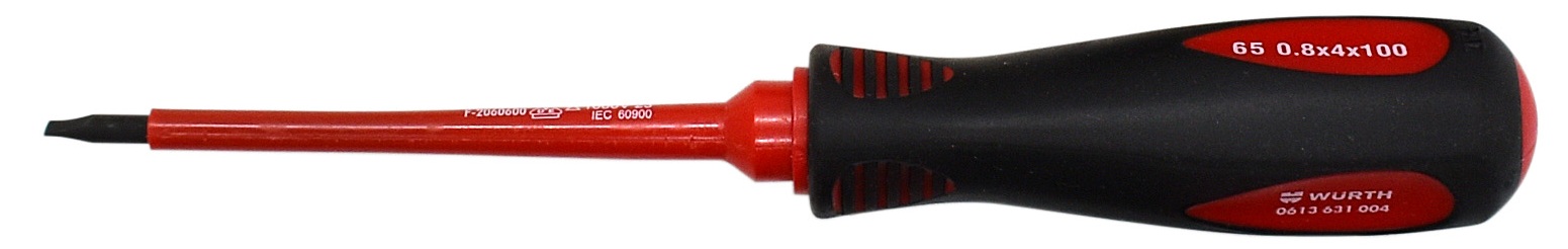 INSULATED SL 4.0 X 100 SCREWDRIVER