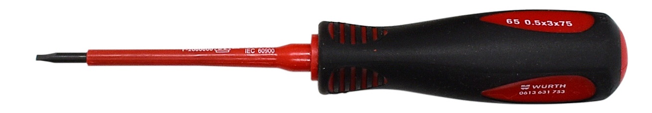 INSULATED SL 3.0 X 75 SCREWDRIVER