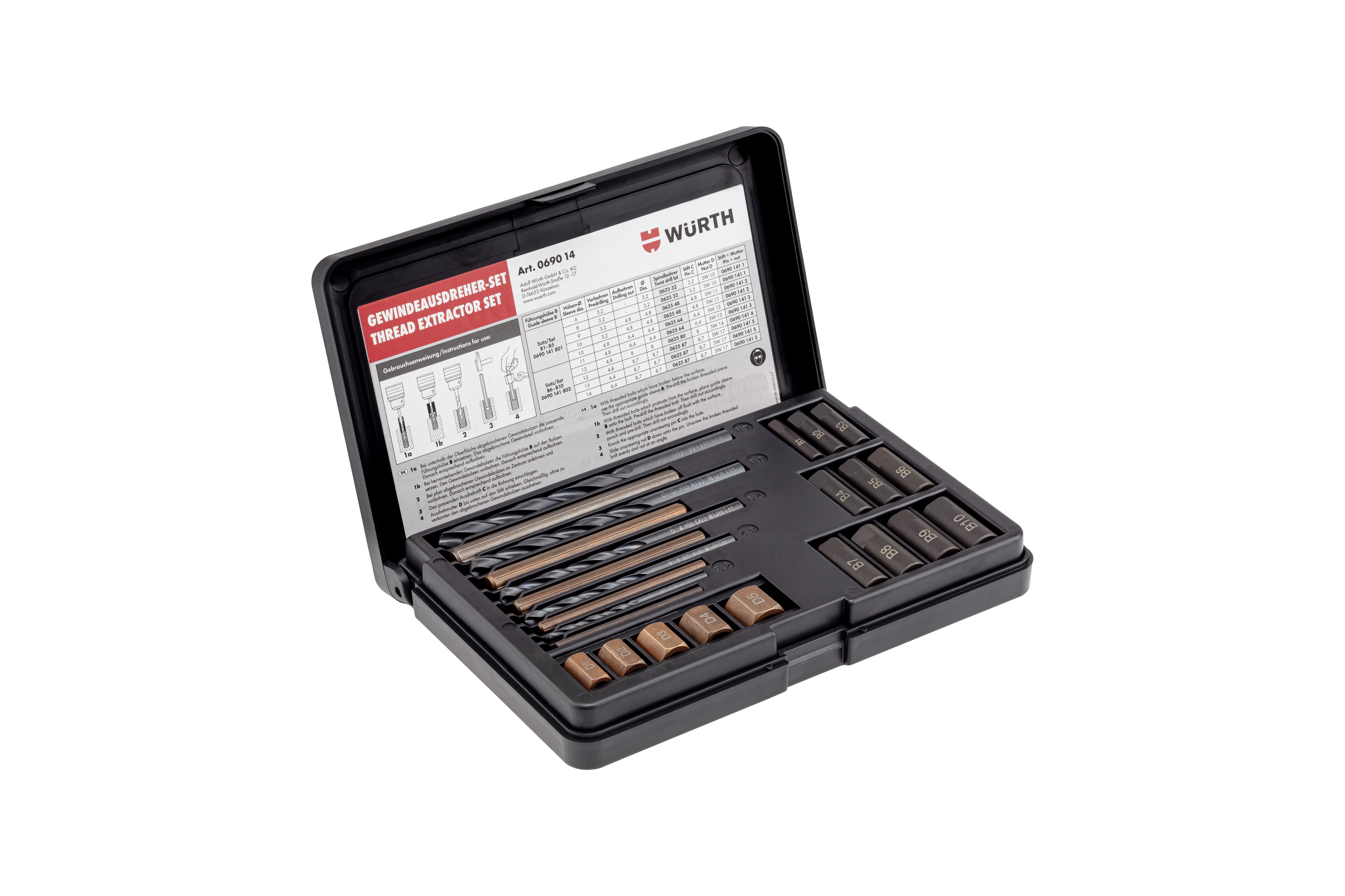 BROKEN STUD REMOVER SET