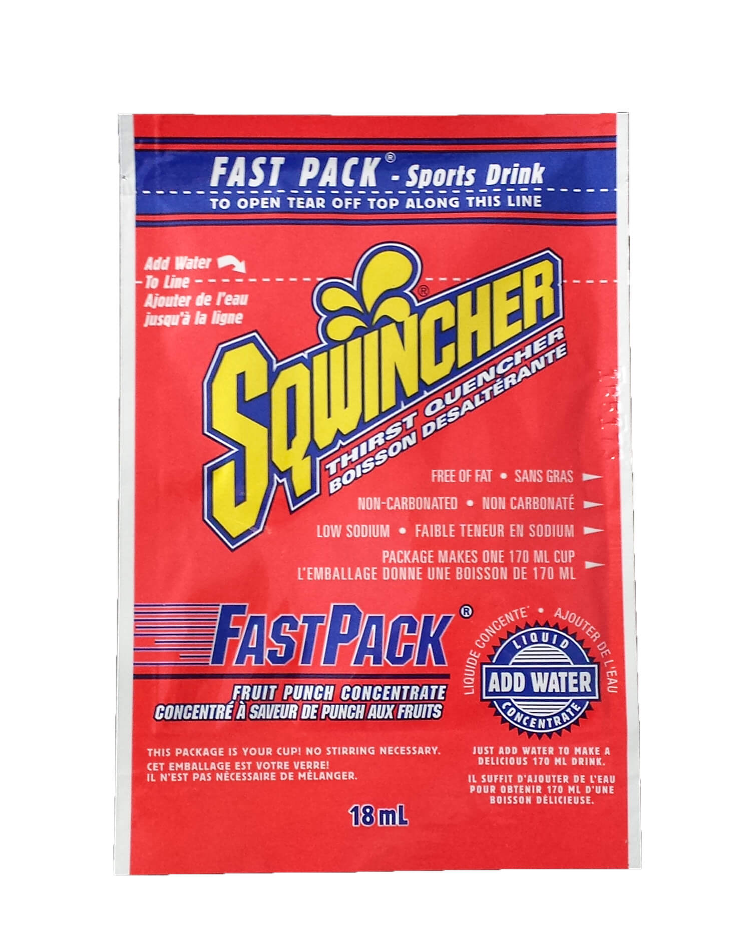 SQWINCHER FAST PACK FRUIT PUNCH