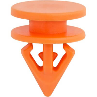 GM DOOR TRIM APPLIQUE CLIP - ORANGE