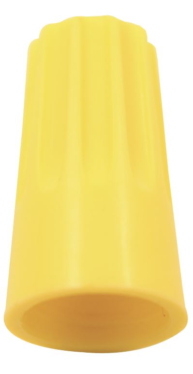 TWIST ON WIRE CONNECTOR YELLOW 10-12 GA