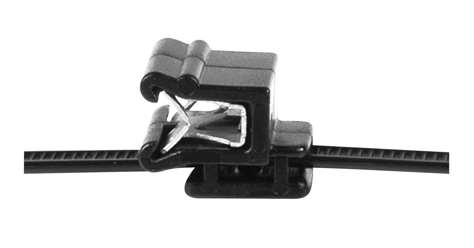 EDGE CLIP WITH CBLE TIE 7.9" PARALLEL TO CLIP
