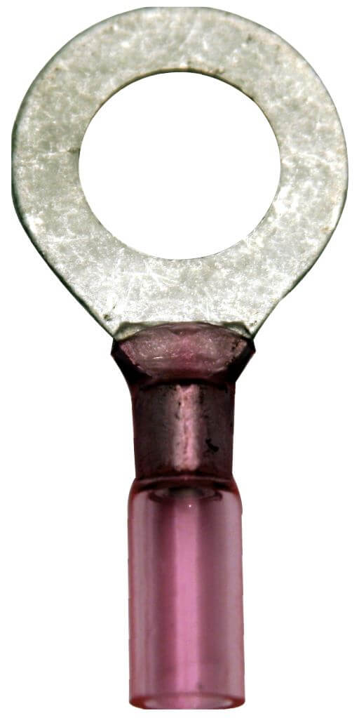 18-22 HTSHRNK RING TERM RED 10mm HOLE