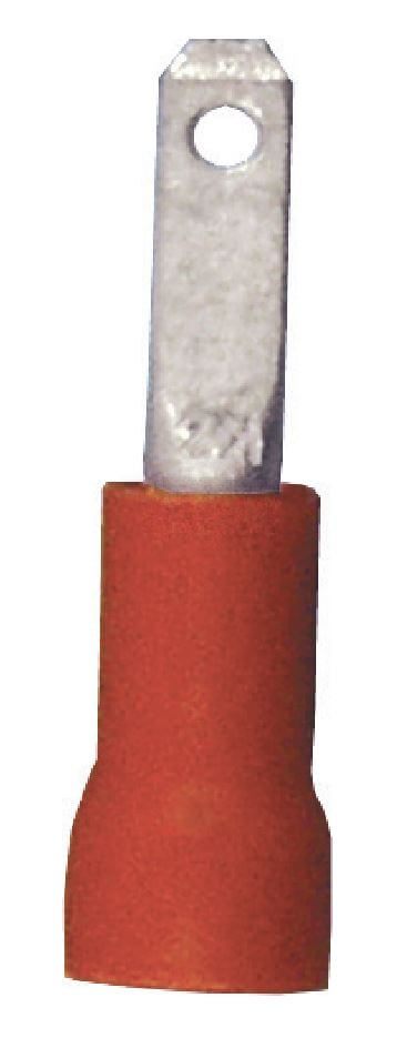 18-22 MALE SPADE CONNECTOR M2.8 RED