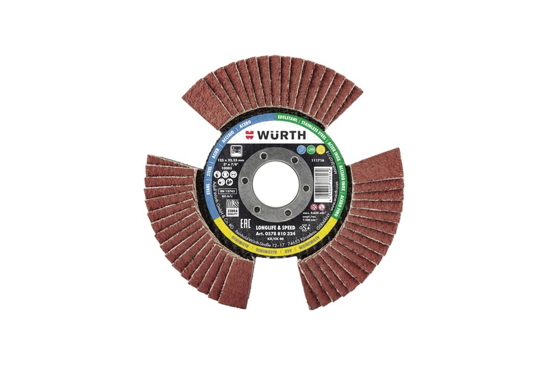 CERALINE Longlife See Thru flap disc G80 125MM