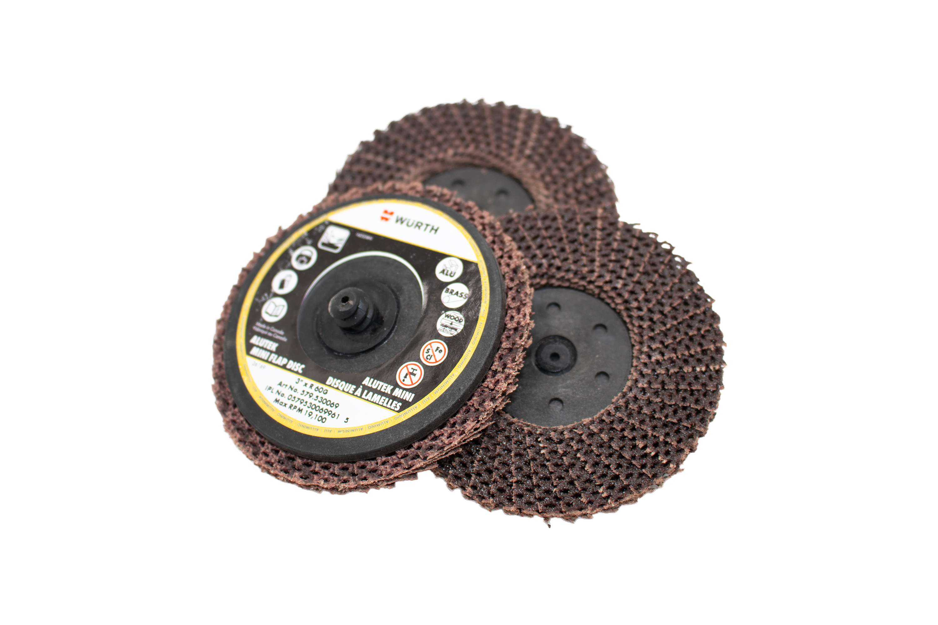 ALUMINUM FLAP DISC 27P 3 X R 60G