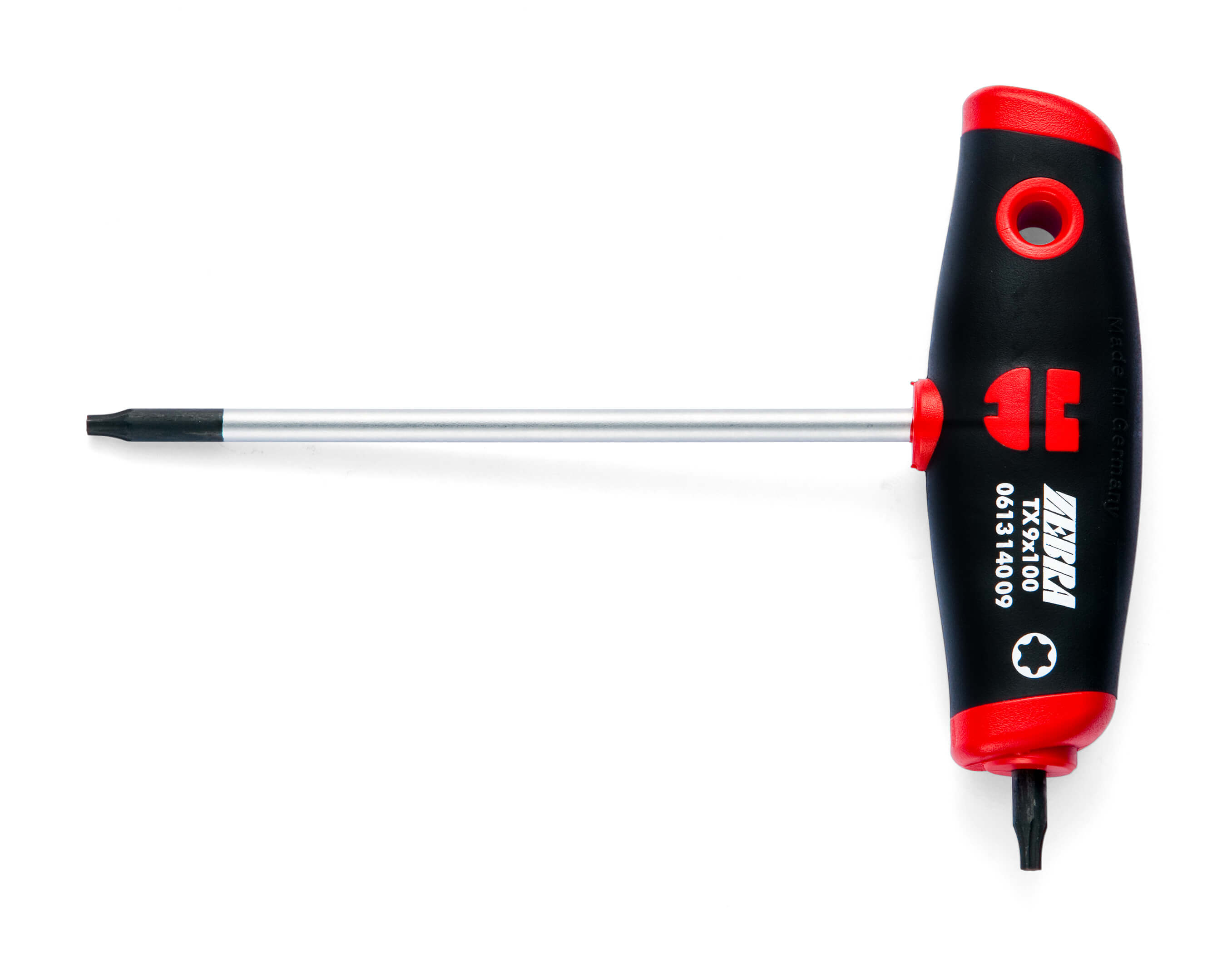 TX T-handle screwdriver with side output 27X200