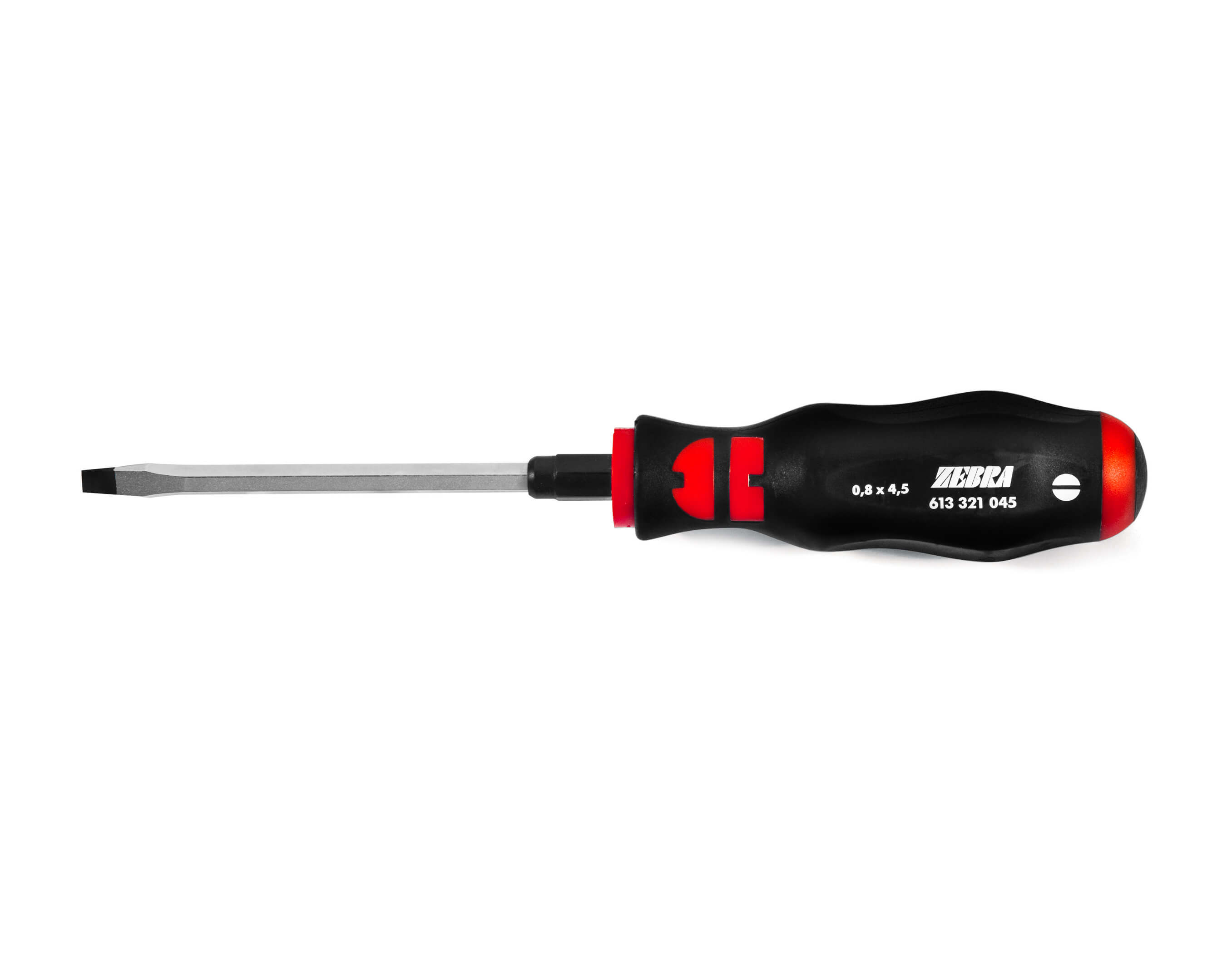 Slotted screwdriver hex blade impact cap 0.8X4.5X90