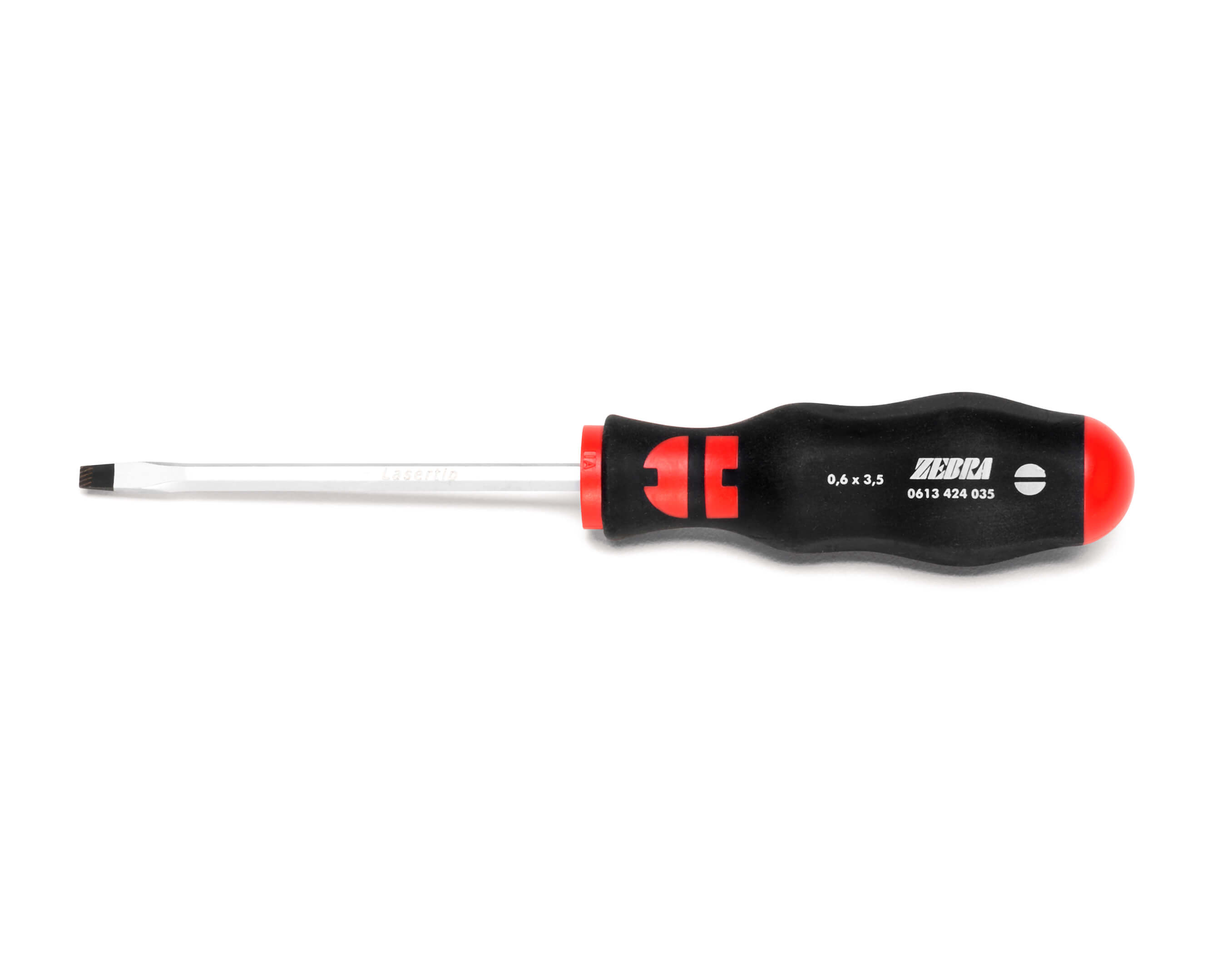 Slotted screwdriver hex blade laser tip 0.6X3.5X75