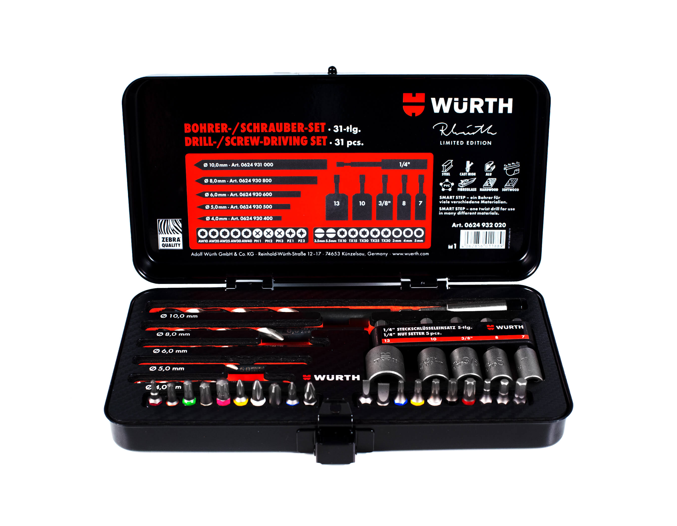 RW-Drill Bits-Nut Setters And Bit Set-31pc