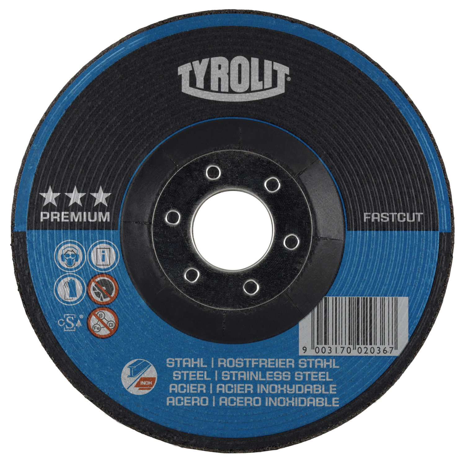 2 IN 1 CUT & GRIND DC S/SS 6" X 1/8" X 7/8"