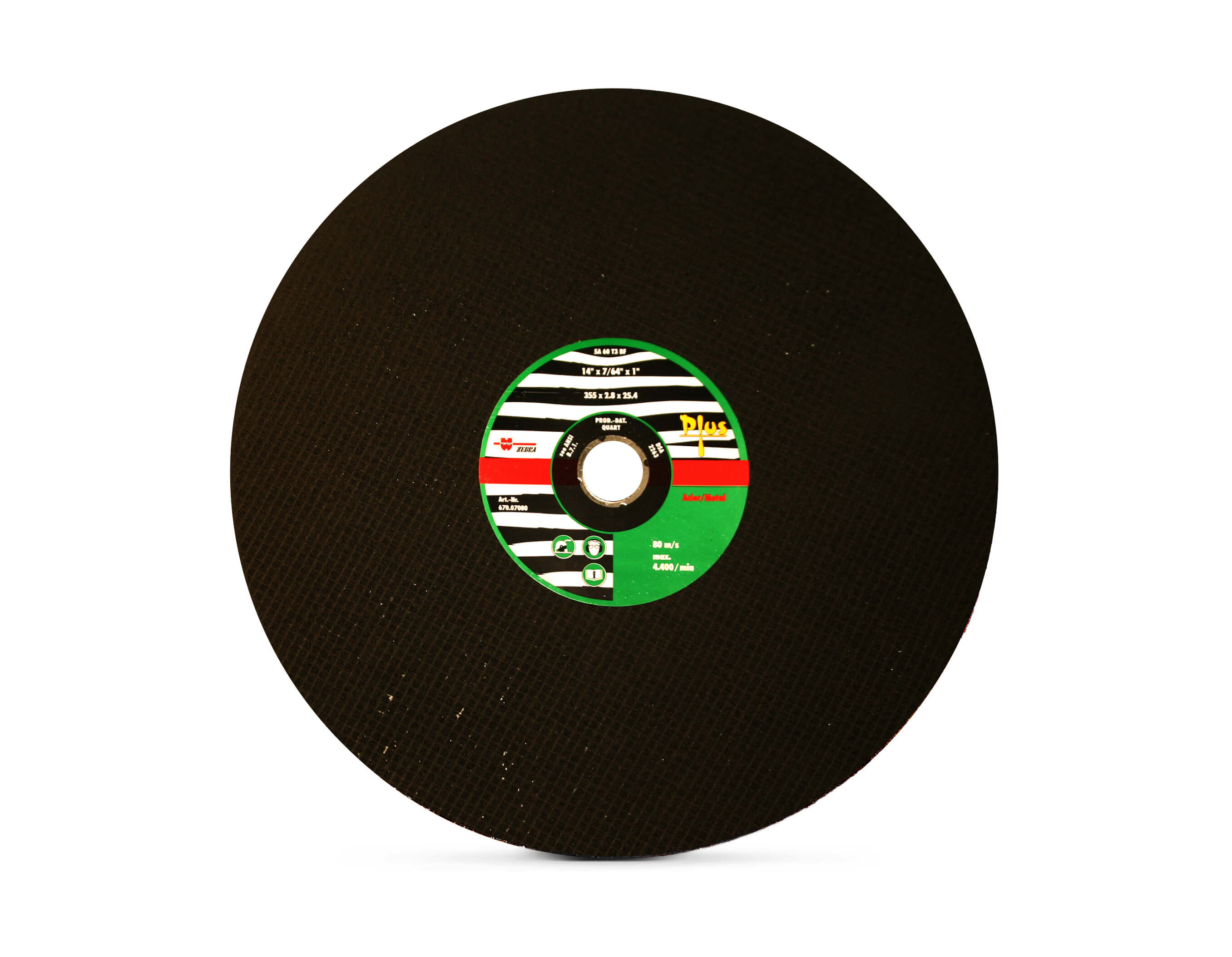 CHOP SAW BLADE ALUMINUM OXIDE 14" X 3/32" X 1" 670.07086