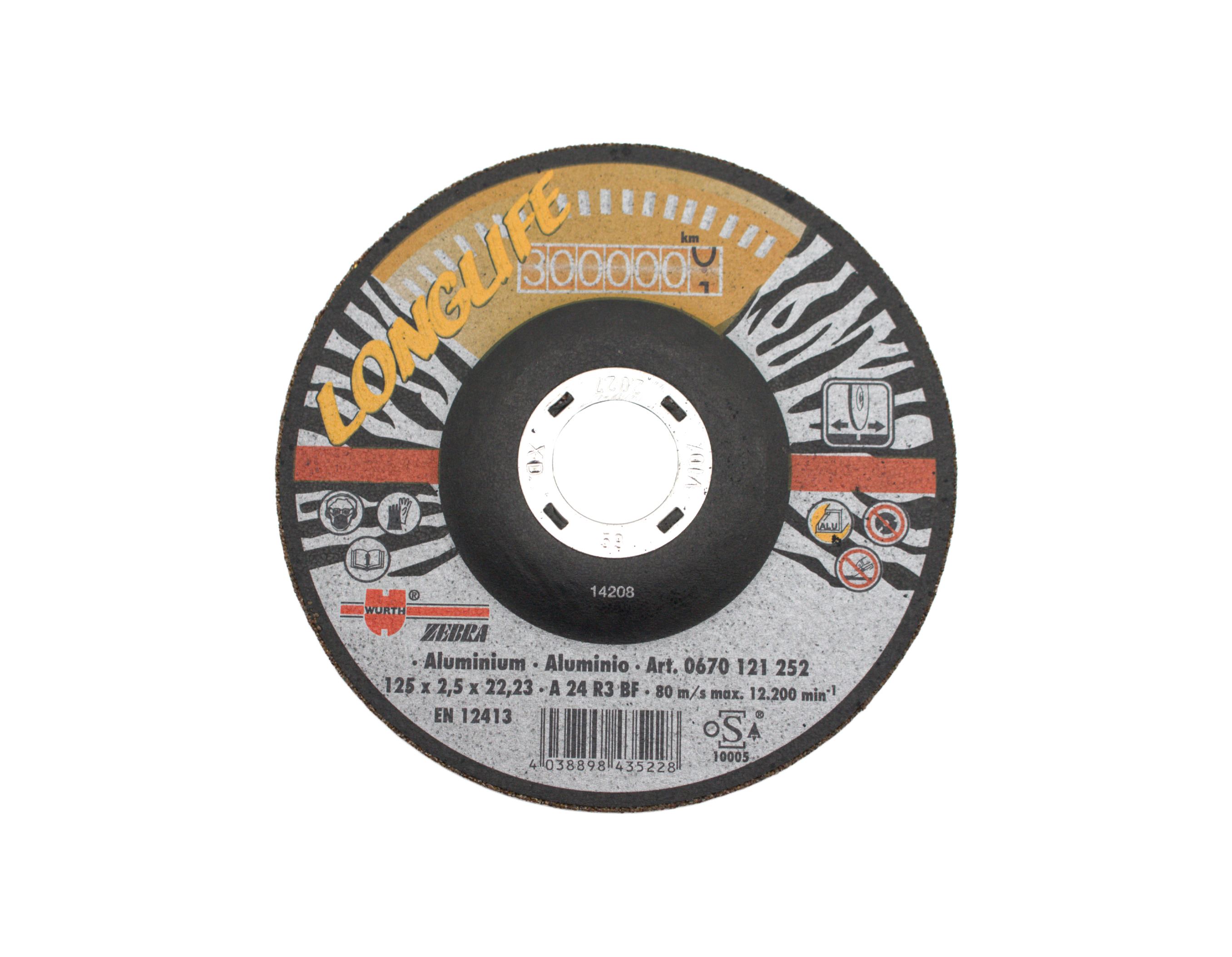 LONGLIFE CUT OFF WHL ALU DC 4-1/2" X 3/32" X 7/8"