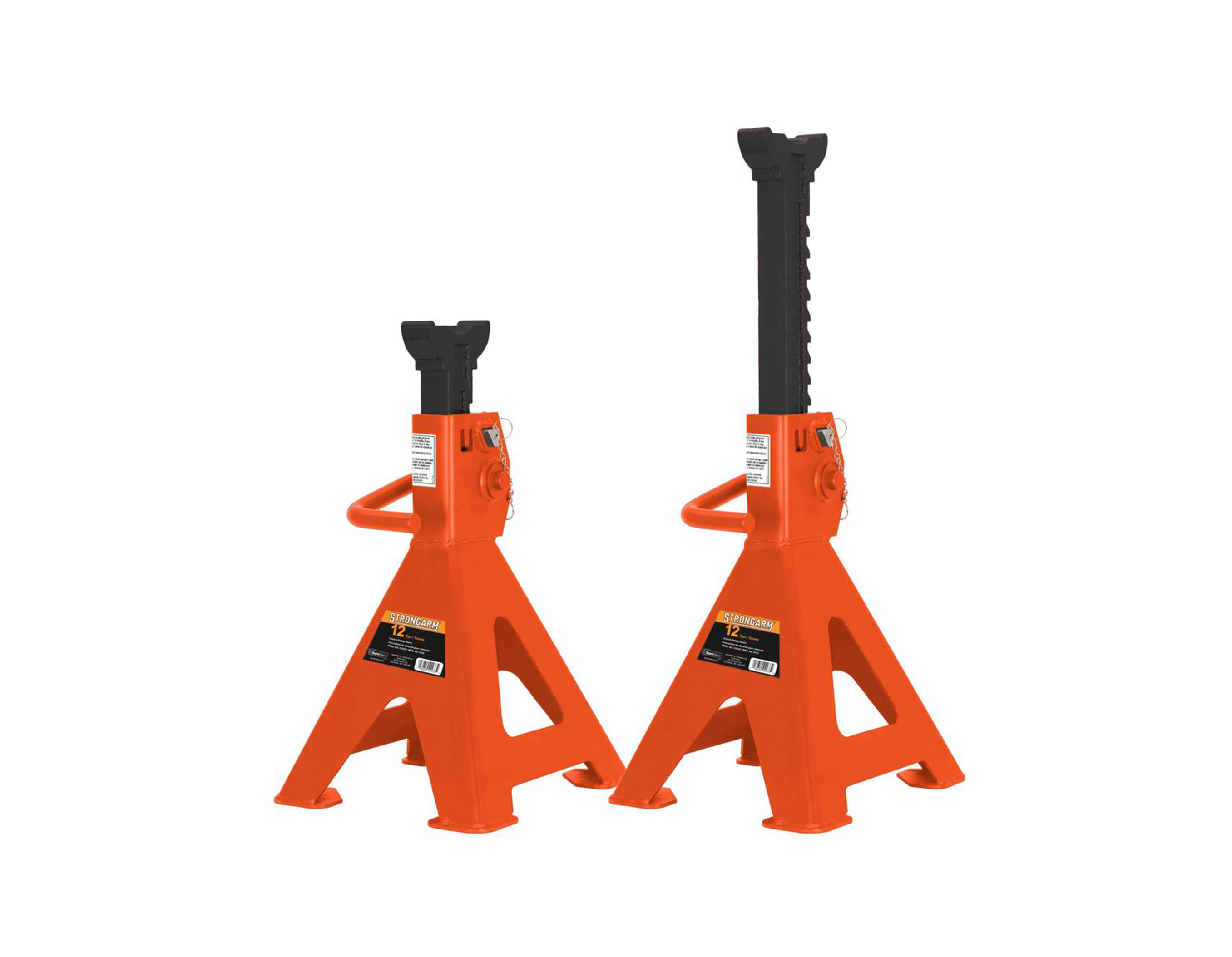 12T RATCHETING JACK STANDS (PAIR)