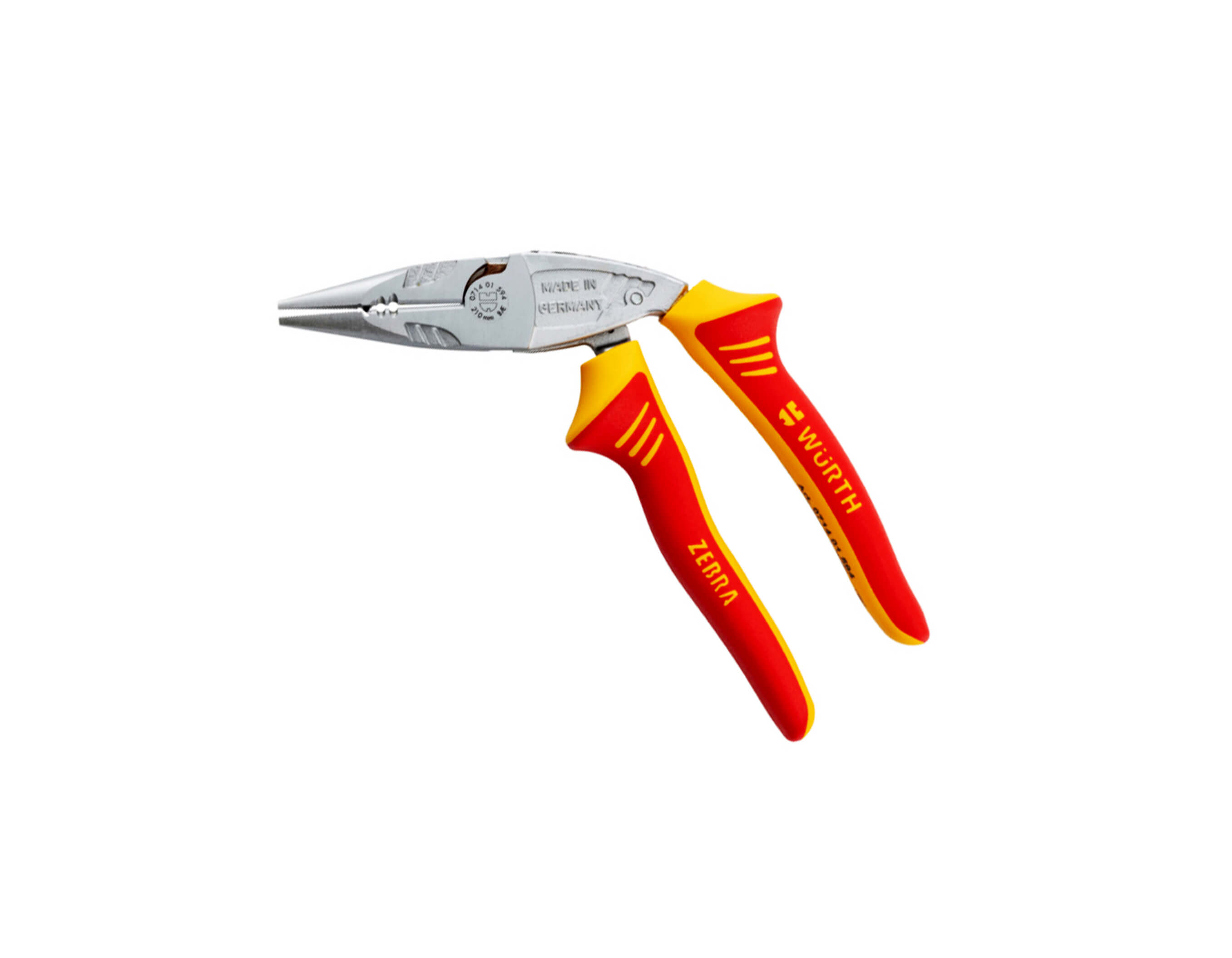 INSULATED ANGLED SNIPE NOSE PLIERS