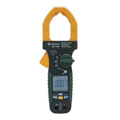 Clamp Meter Calibrated AC/DC True RMS, 1000V 1000A,