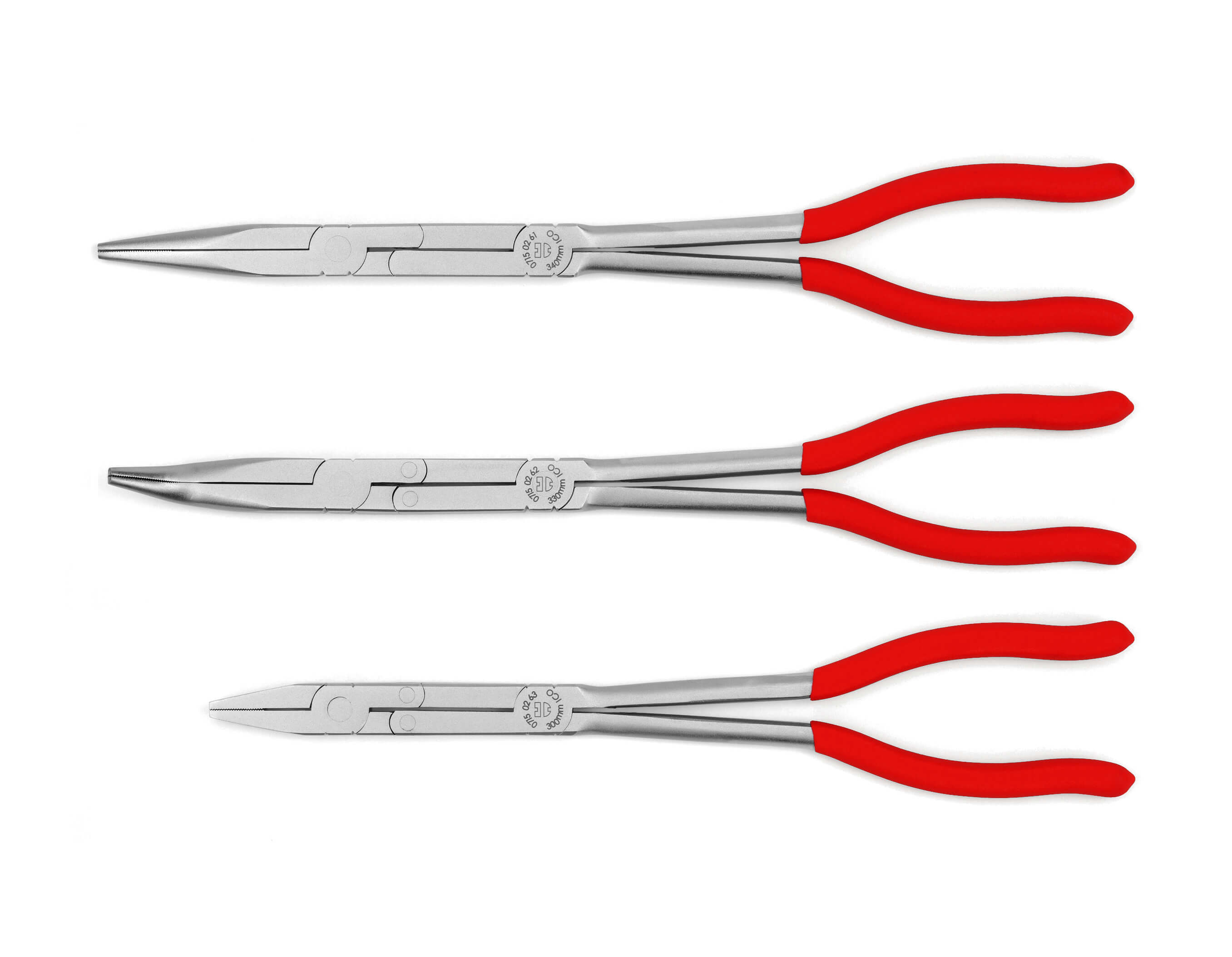 Double-jointed pliers set 3 pieces