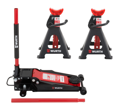 2.5T JACK & 3T AXLE STANDS (PAIR)