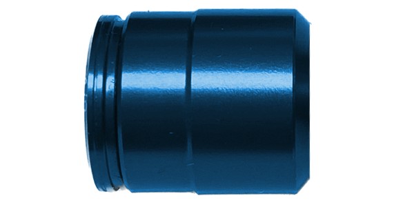 8MM BLOCK OFF CAP ALUMINUM