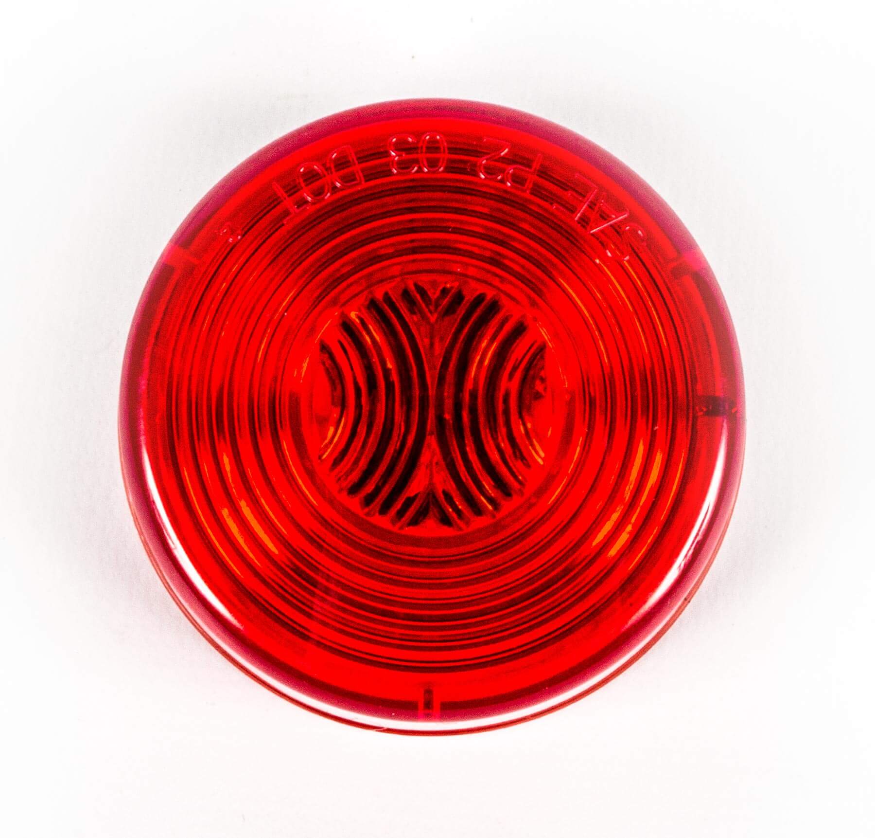 INCANDESCENT ROUND SEALED LAMP 2" RED