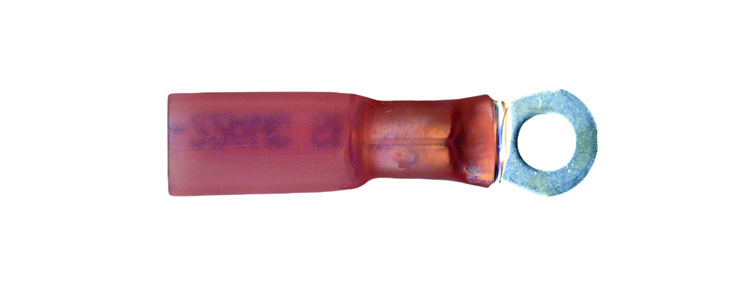 18-22 HTSHRNK RING TERM RED#6 STD