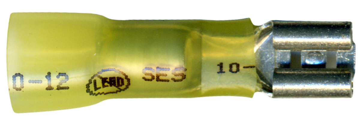 HTSHRK BLADE CONN. SOLDER PARTINS FEM, 12-10AWG