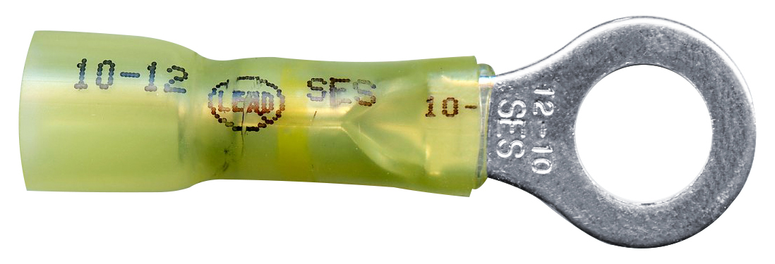 HEATSHRINK RING CRIMP SOLDER, 12-10AWG 5/16" STD