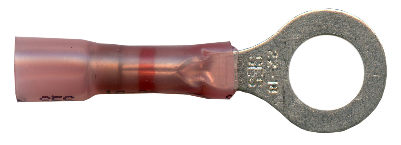 HEATSHRINK RING CRIMP SOLDER, 22-18 AWG 3/8" STD