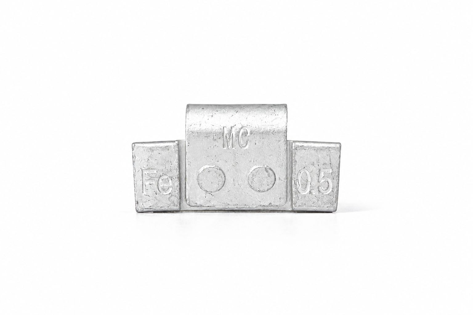 0.50OZ "MC" STEEL CLIP-ON WHEEL WEIGHT
