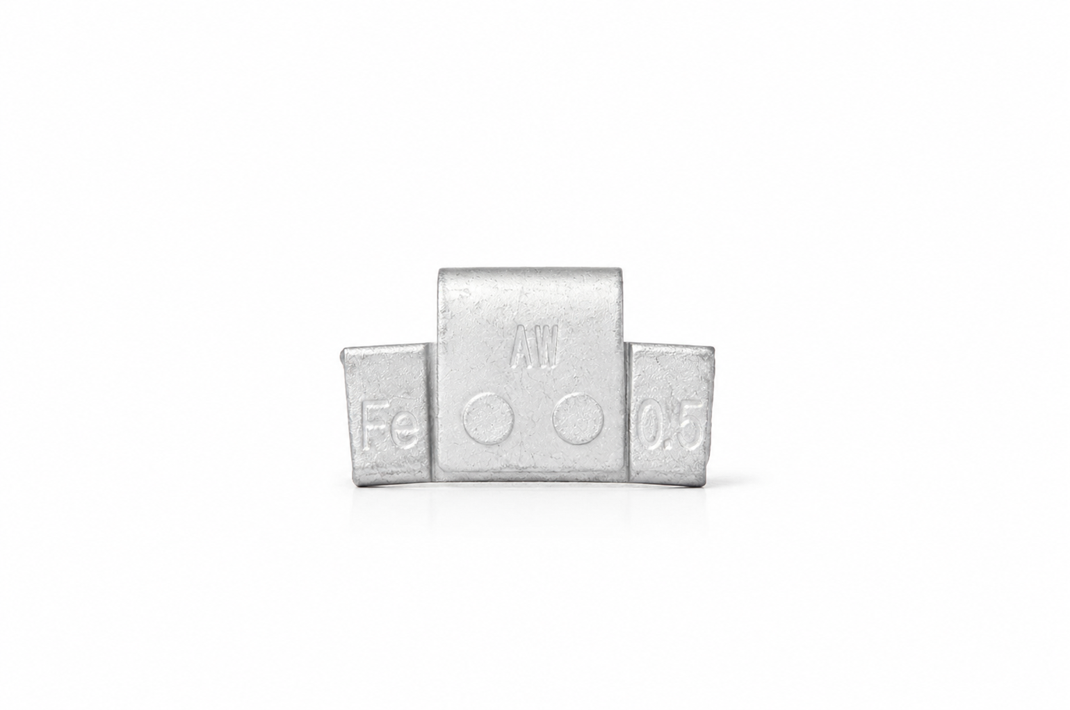 0.50OZ "AW" STEEL CLIP-ON WHEEL WEIGHT