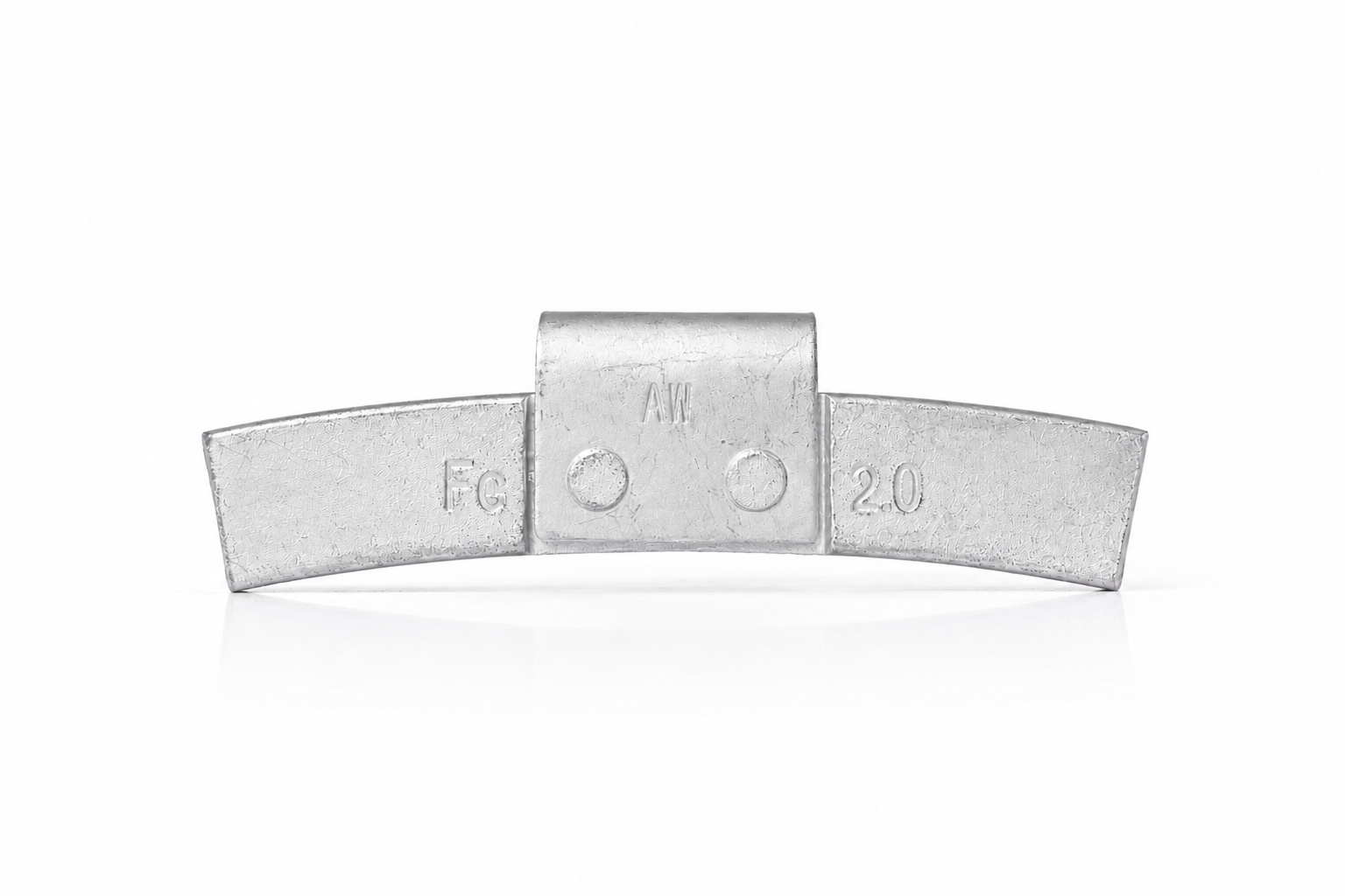 2.00OZ "AW" STEEL CLIP-ON WHEEL WEIGHT
