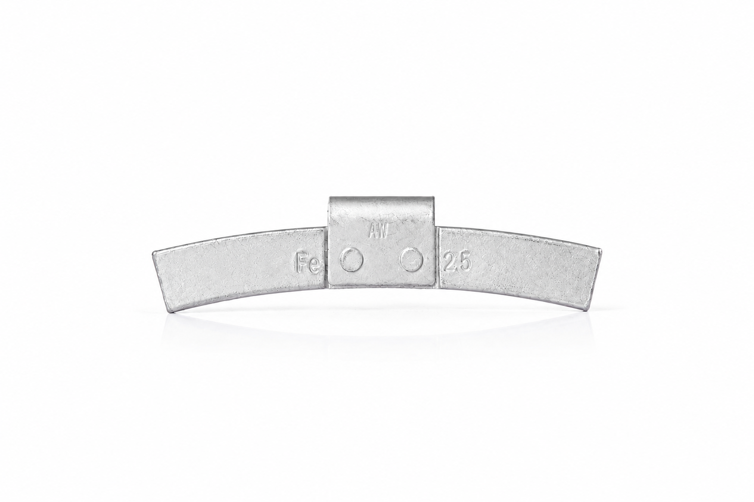 2.50OZ "AW" STEEL CLIP-ON WHEEL WEIGHT