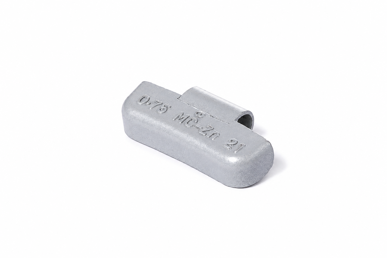0.50OZ "MC" ZINC CLIP-ON WHEEL WEIGHT