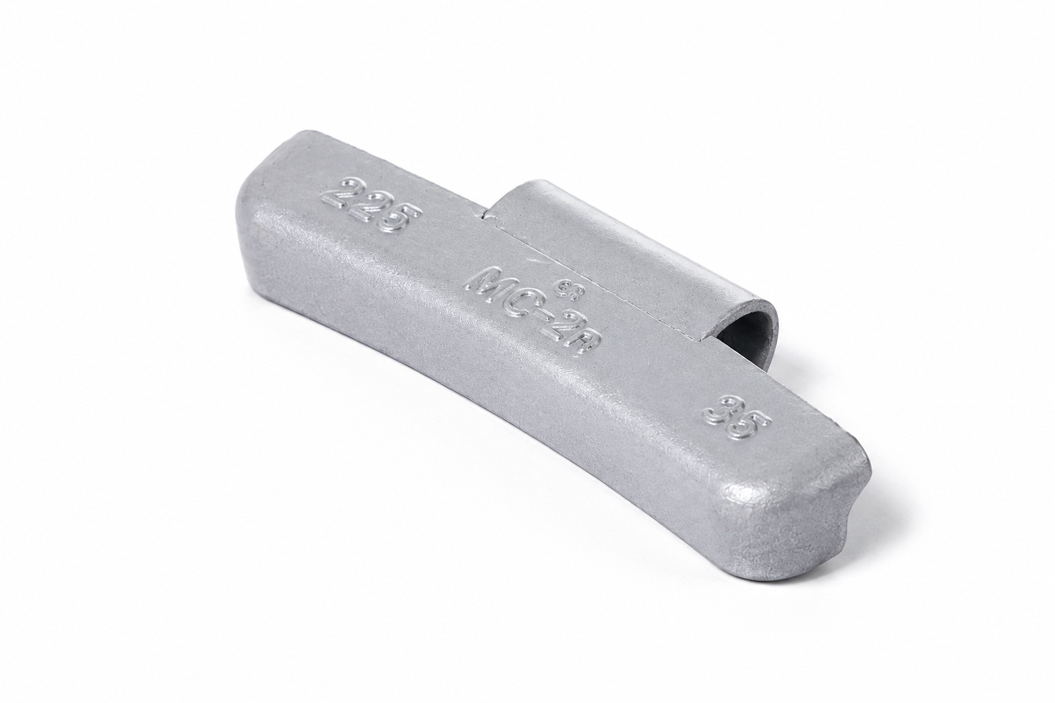 1.25OZ "MC" ZINC CLIP-ON WHEEL WEIGHT