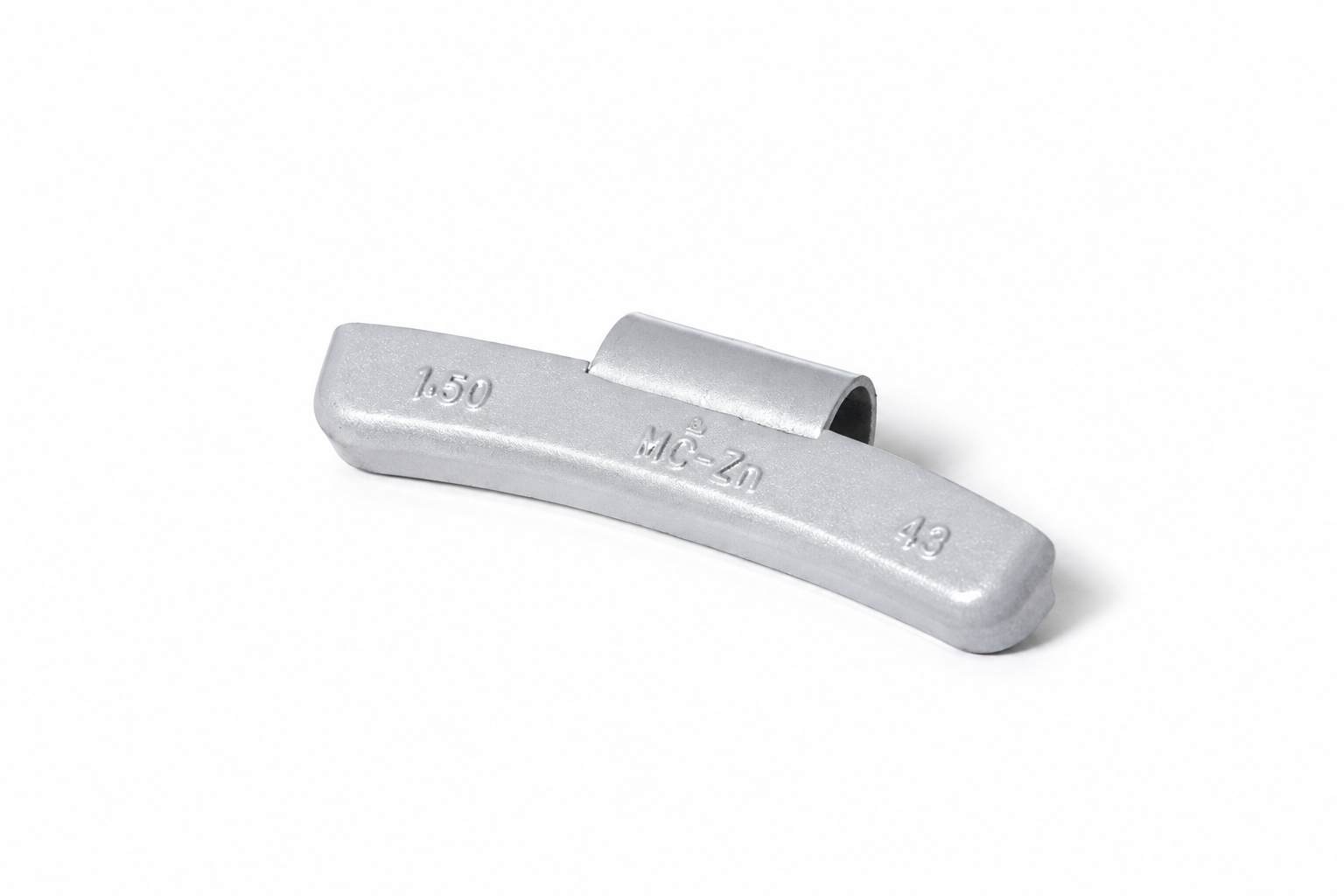 1.50OZ "MC" ZINC CLIP-ON WHEEL WEIGHT