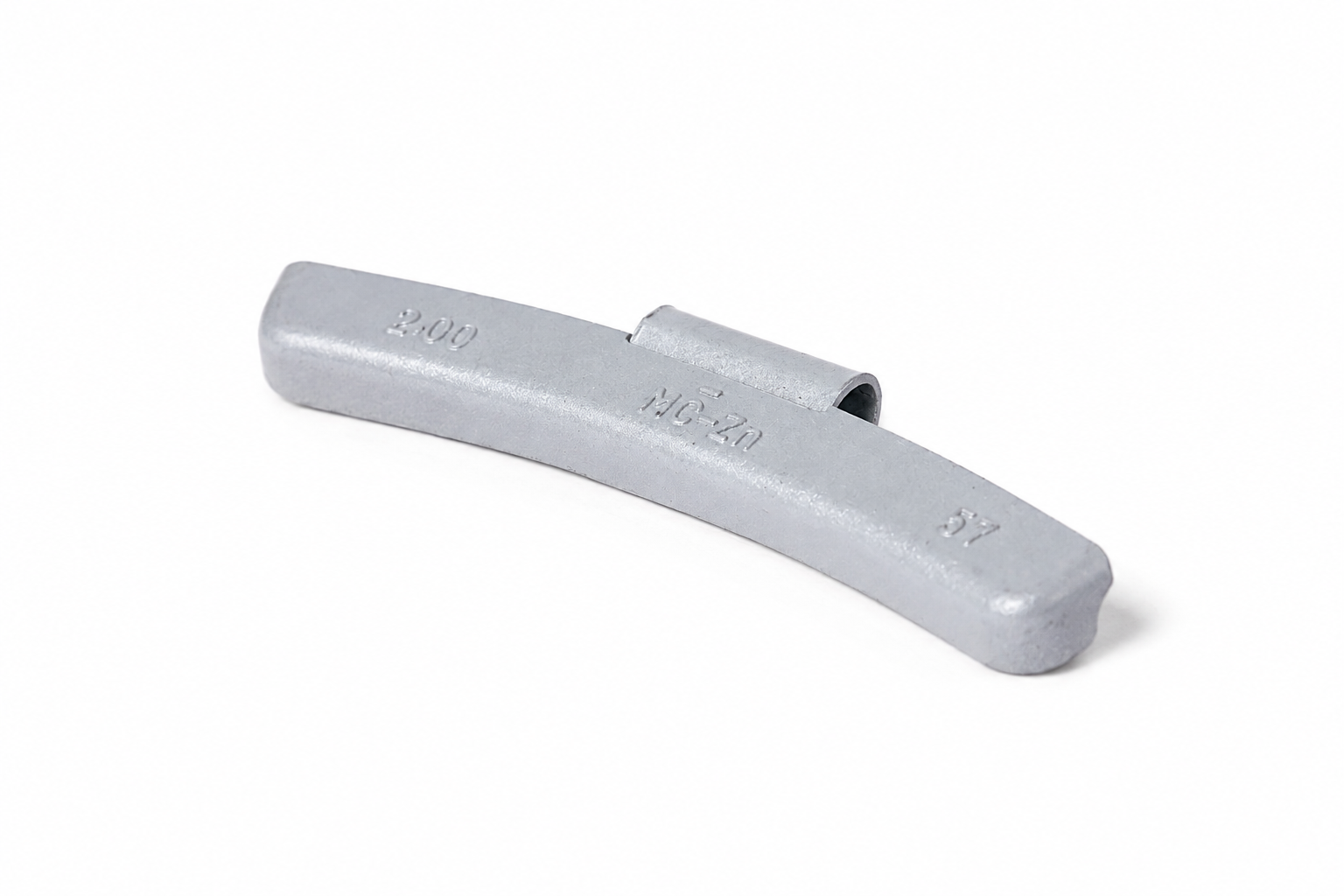 2.00OZ "MC" ZINC CLIP-ON WHEEL WEIGHT