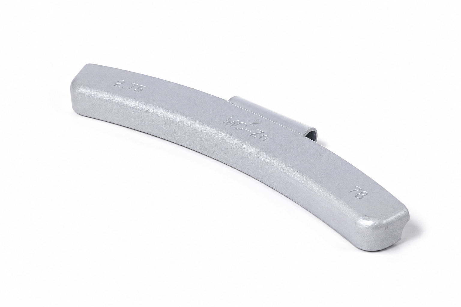2.75OZ "MC" ZINC CLIP-ON WHEEL WEIGHT