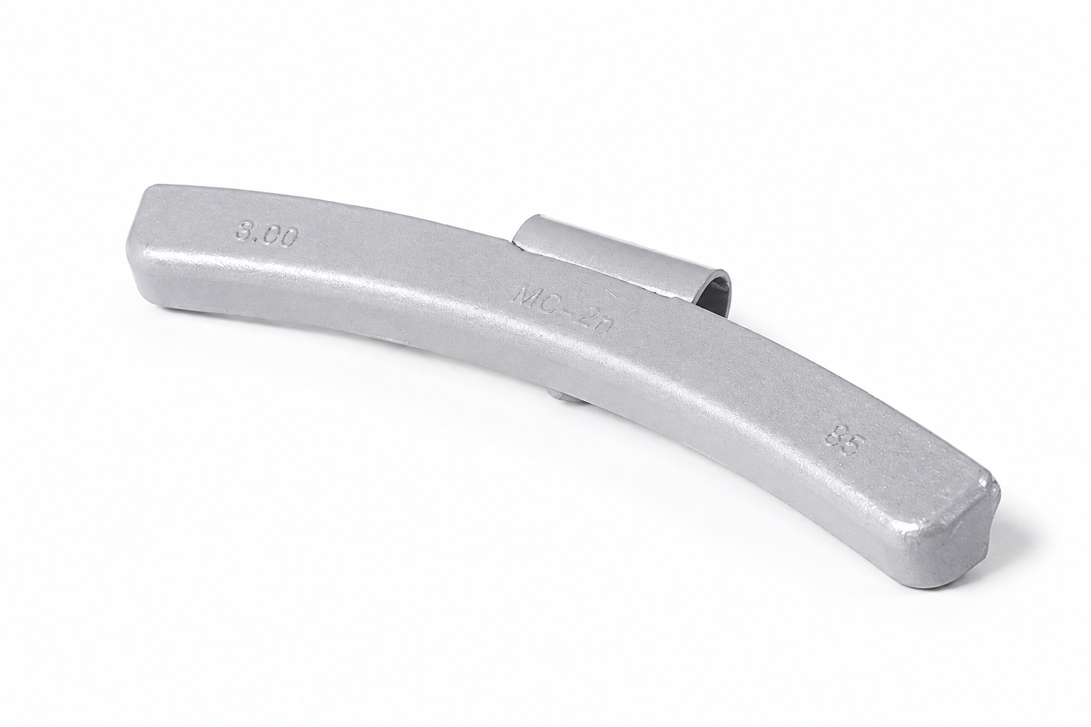 3.00OZ "MC" ZINC CLIP-ON WHEEL WEIGHT