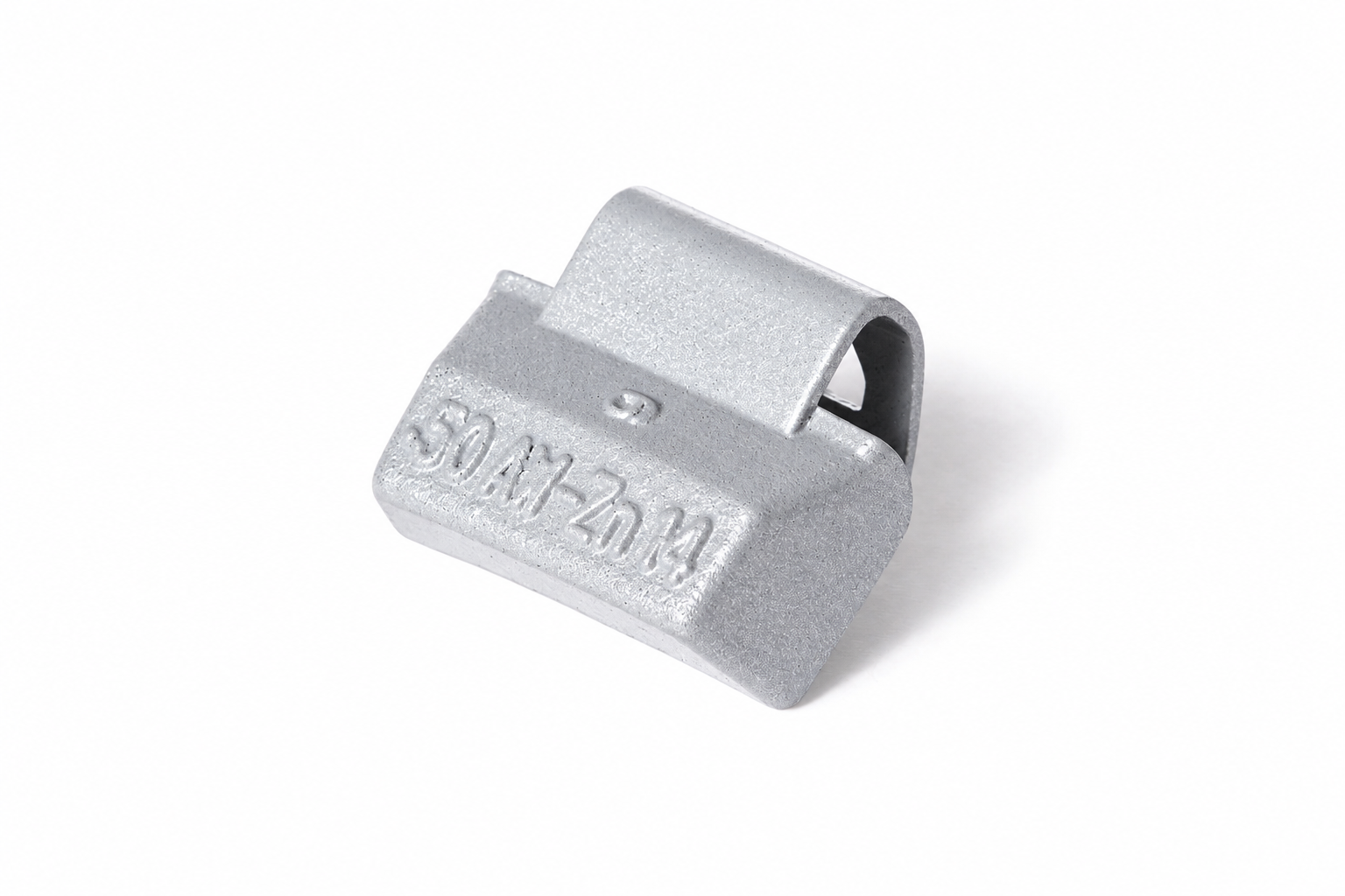 0.50OZ "AW" ZINC CLIP-ON WHEEL WEIGHT