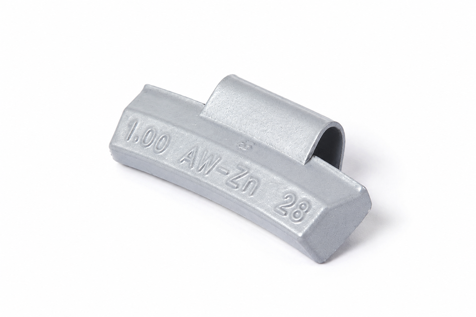 1.00OZ "AW" ZINC CLIP-ON WHEEL WEIGHT