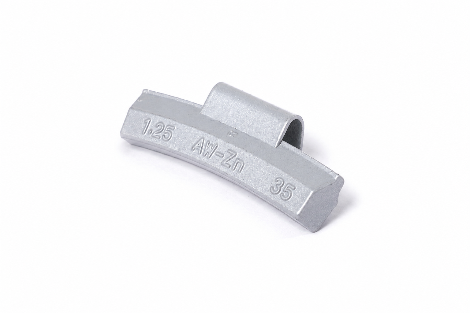 1.25OZ "AW" ZINC CLIP-ON WHEEL WEIGHT