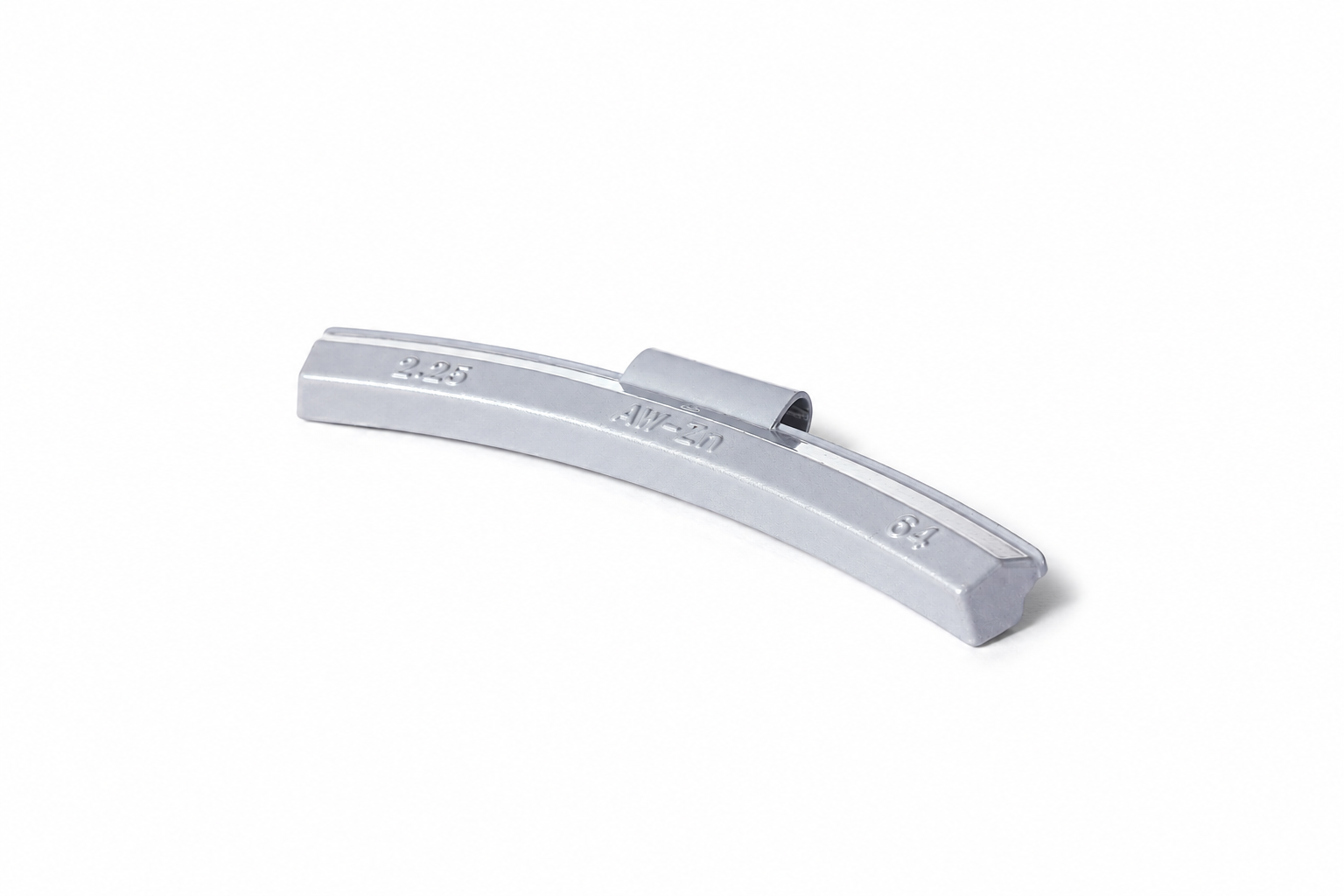 2.25OZ "AW" ZINC CLIP-ON WHEEL WEIGHT