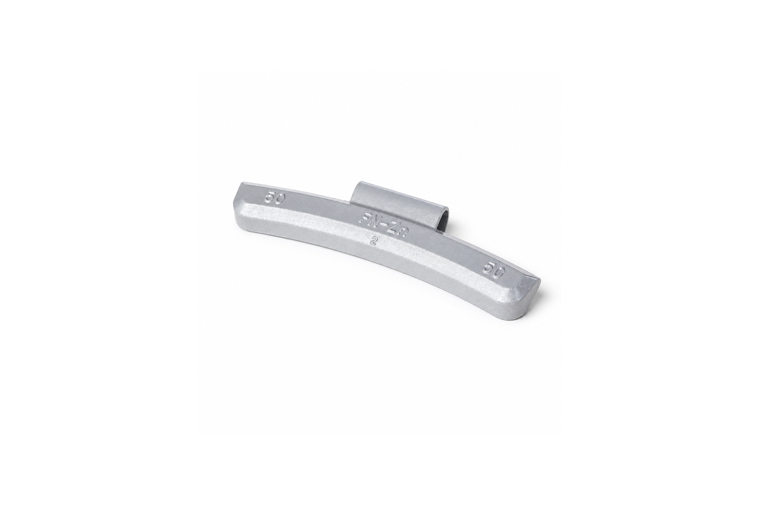 50G "FN" ZINC CLIP-ON WHEEL WEIGHT