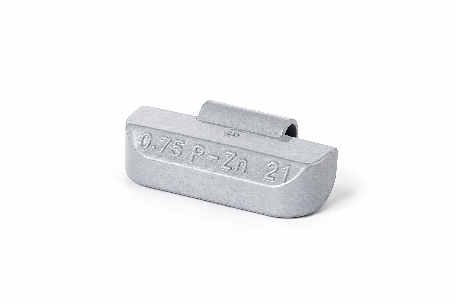 0.75OZ "P" ZINC CLIP-ON WHEEL WEIGHT