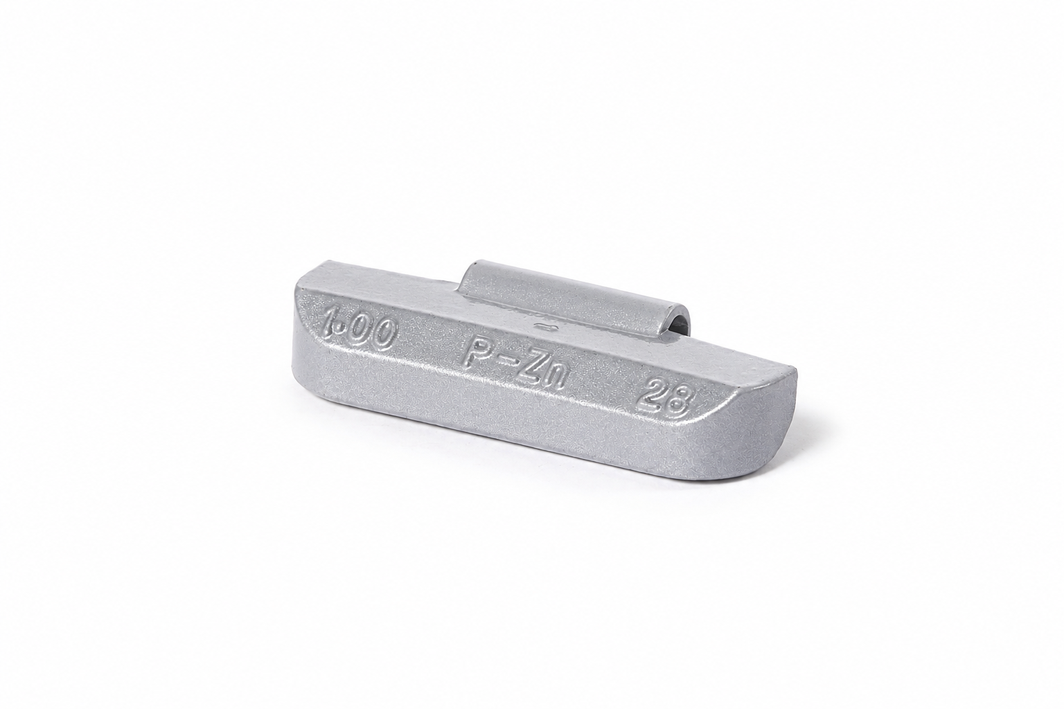 1.00OZ "P" ZINC CLIP-ON WHEEL WEIGHT